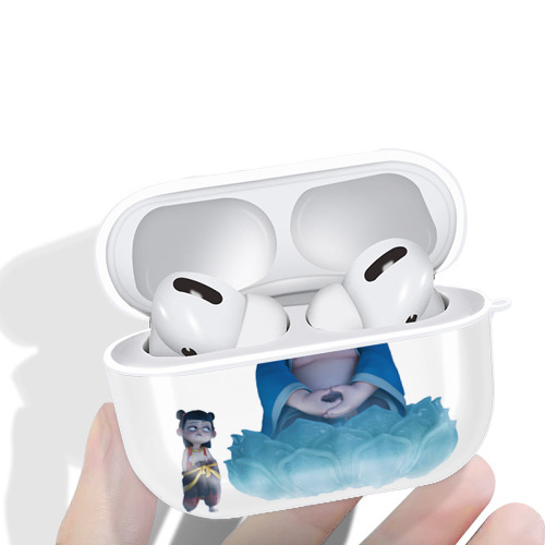 Ne Zha 2 ナタ 魔童の大暴れ 【AirPods Pro用】ハードシェル保護ケース 耐衝撃・防指紋・カラビナ付き商品仕様