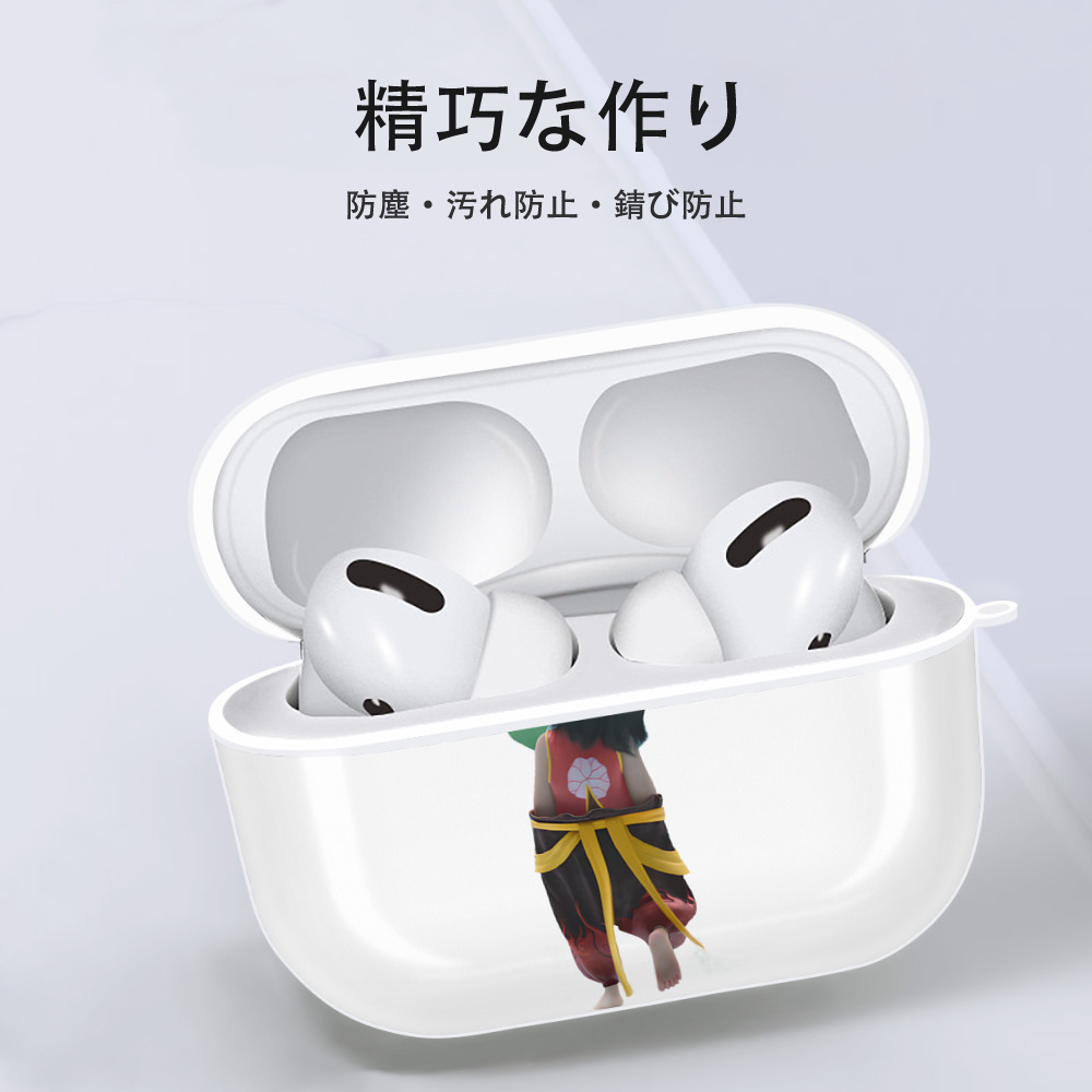 Ne Zha 2 ナタ 魔童の大暴れ 【AirPods Pro用】ハードシェル保護ケース 耐衝撃・防指紋・カラビナ付き商品仕様