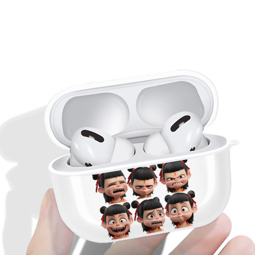 Ne Zha 2 ナタ 魔童の大暴れ 【AirPods Pro用】ハードシェル保護ケース 耐衝撃・防指紋・カラビナ付き商品仕様