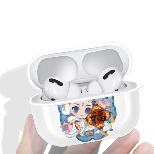 Ne Zha 2 ナタ 魔童の大暴れ 【AirPods Pro用】ハードシェル保護ケース 耐衝撃・防指紋・カラビナ付き商品仕様