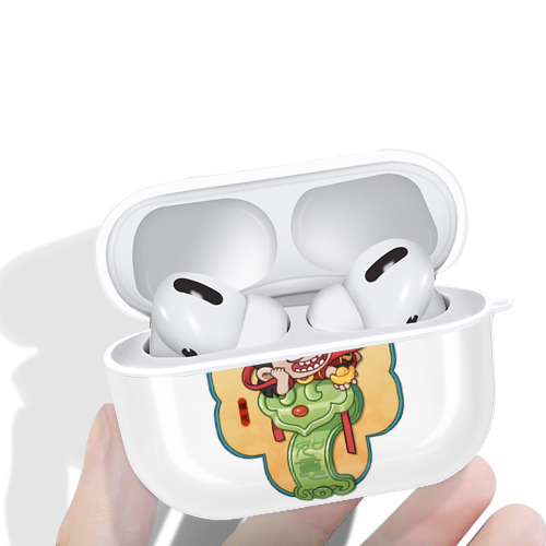 Ne Zha 2 ナタ 魔童の大暴れ 【AirPods Pro用】ハードシェル保護ケース 耐衝撃・防指紋・カラビナ付き商品仕様