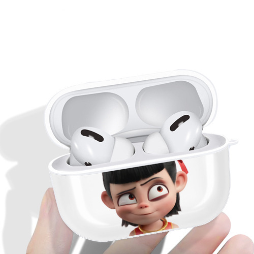 Ne Zha 2 ナタ 魔童の大暴れ 【AirPods Pro用】ハードシェル保護ケース 耐衝撃・防指紋・カラビナ付き商品仕様