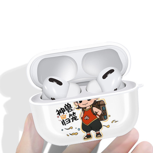 Ne Zha 2 ナタ 魔童の大暴れ 【AirPods Pro用】ハードシェル保護ケース 耐衝撃・防指紋・カラビナ付き商品仕様