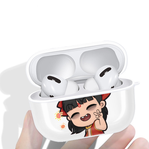 Ne Zha 2 ナタ 魔童の大暴れ 【AirPods Pro用】ハードシェル保護ケース 耐衝撃・防指紋・カラビナ付き商品仕様