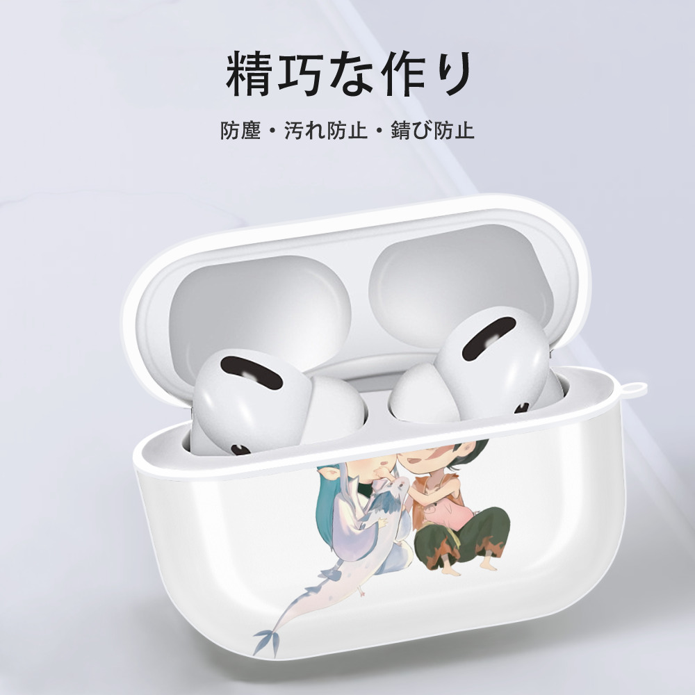 Ne Zha 2 ナタ 魔童の大暴れ 【AirPods Pro用】ハードシェル保護ケース 耐衝撃・防指紋・カラビナ付き商品仕様