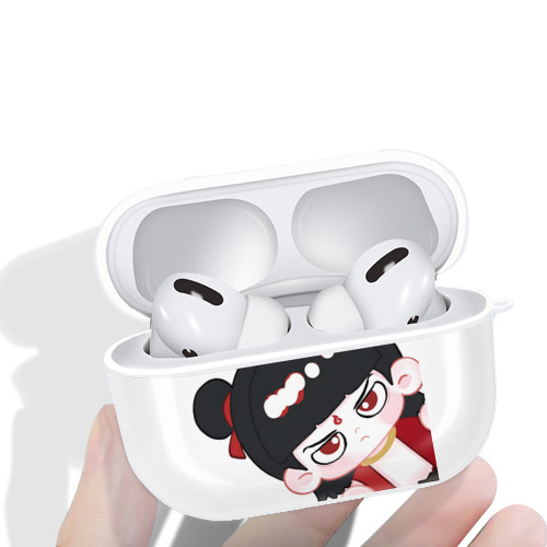 Ne Zha 2 ナタ 魔童の大暴れ 【AirPods Pro用】ハードシェル保護ケース 耐衝撃・防指紋・カラビナ付き商品仕様