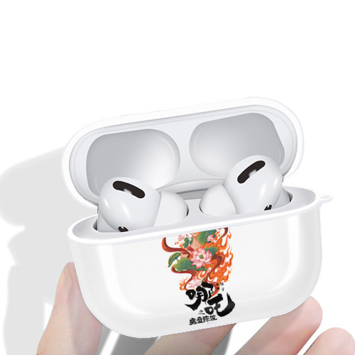 Ne Zha 2 ナタ 魔童の大暴れ 【AirPods Pro用】ハードシェル保護ケース 耐衝撃・防指紋・カラビナ付き商品仕様