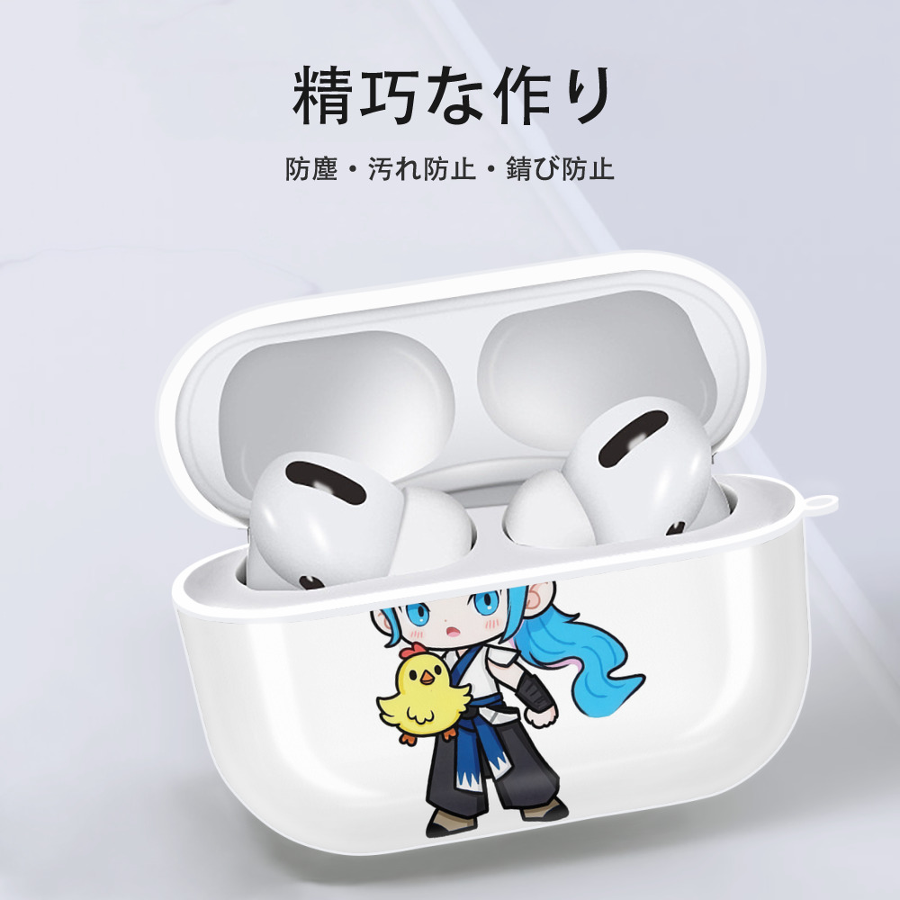 Ne Zha 2 ナタ 魔童の大暴れ 【AirPods Pro用】ハードシェル保護ケース 耐衝撃・防指紋・カラビナ付き商品仕様