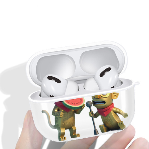 Ne Zha 2 ナタ 魔童の大暴れ 【AirPods Pro用】ハードシェル保護ケース 耐衝撃・防指紋・カラビナ付き商品仕様