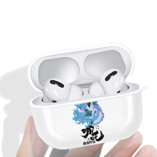 Ne Zha 2 ナタ 魔童の大暴れ 【AirPods Pro用】ハードシェル保護ケース 耐衝撃・防指紋・カラビナ付き商品仕様