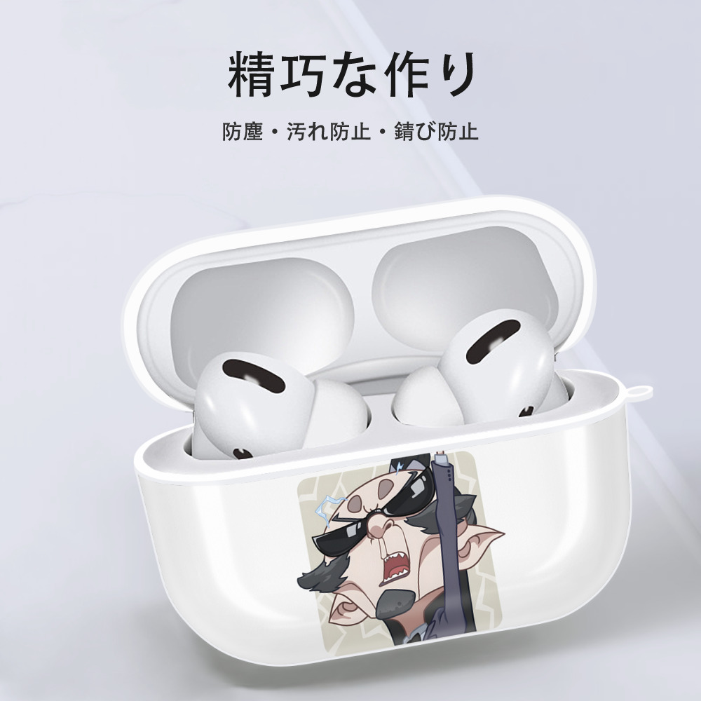 Ne Zha 2 ナタ 魔童の大暴れ 【AirPods Pro用】ハードシェル保護ケース 耐衝撃・防指紋・カラビナ付き商品仕様