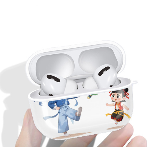 Ne Zha 2 ナタ 魔童の大暴れ 【AirPods Pro用】ハードシェル保護ケース 耐衝撃・防指紋・カラビナ付き商品仕様