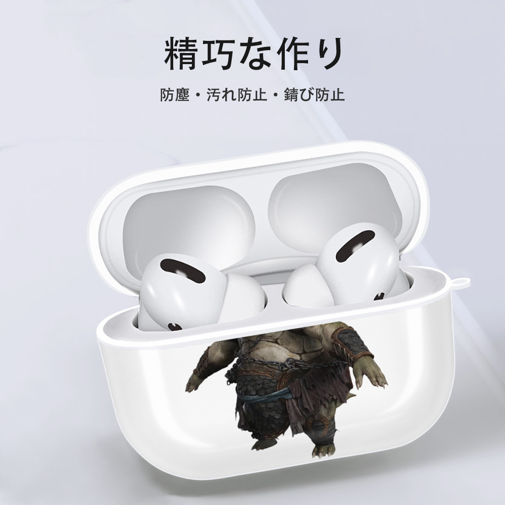 Ne Zha 2 ナタ 魔童の大暴れ 【AirPods Pro用】ハードシェル保護ケース 耐衝撃・防指紋・カラビナ付き商品仕様