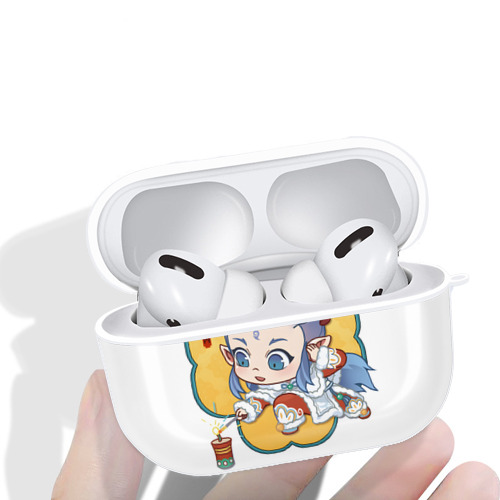 Ne Zha 2 ナタ 魔童の大暴れ 【AirPods Pro用】ハードシェル保護ケース 耐衝撃・防指紋・カラビナ付き商品仕様
