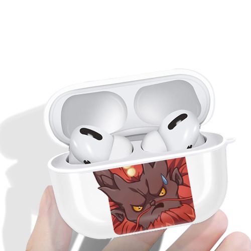 Ne Zha 2 ナタ 魔童の大暴れ 【AirPods Pro用】ハードシェル保護ケース 耐衝撃・防指紋・カラビナ付き商品仕様