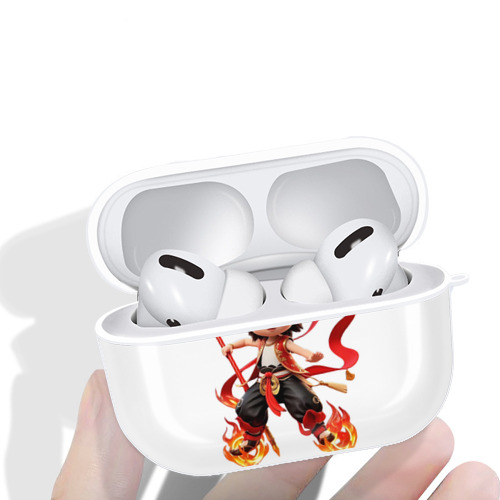 Ne Zha 2 ナタ 魔童の大暴れ 【AirPods Pro用】ハードシェル保護ケース 耐衝撃・防指紋・カラビナ付き商品仕様