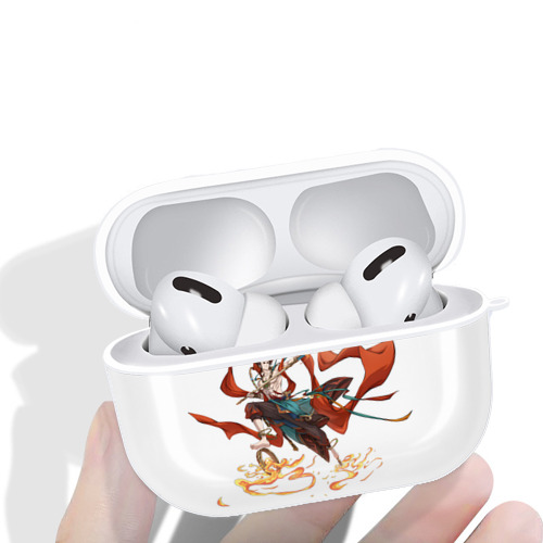 Ne Zha 2 ナタ 魔童の大暴れ 【AirPods Pro用】ハードシェル保護ケース 耐衝撃・防指紋・カラビナ付き商品仕様