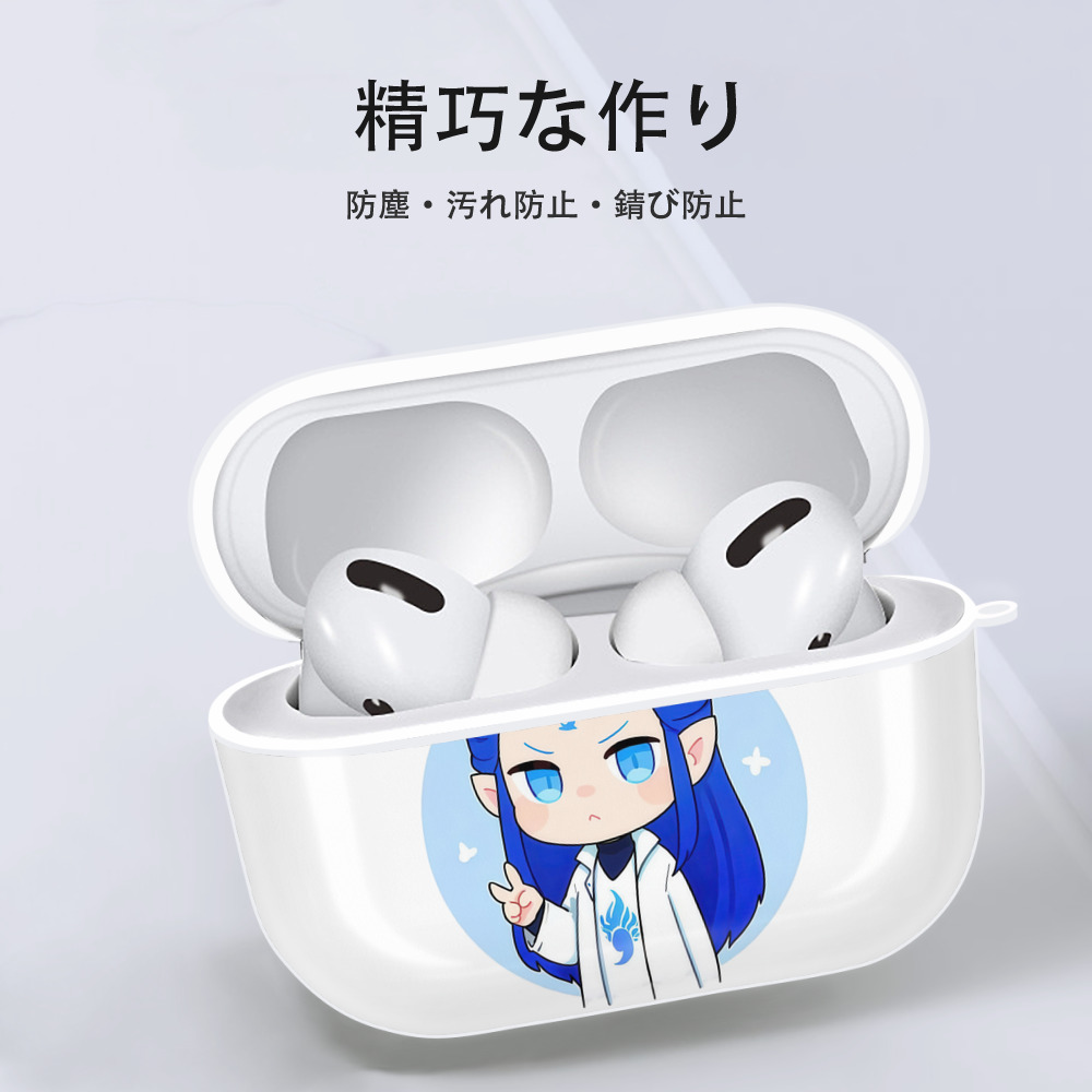 Ne Zha 2 ナタ 魔童の大暴れ 【AirPods Pro用】ハードシェル保護ケース 耐衝撃・防指紋・カラビナ付き商品仕様