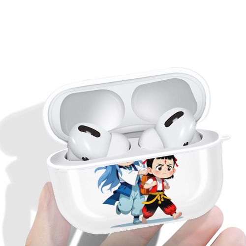 Ne Zha 2 ナタ 魔童の大暴れ 【AirPods Pro用】ハードシェル保護ケース 耐衝撃・防指紋・カラビナ付き商品仕様