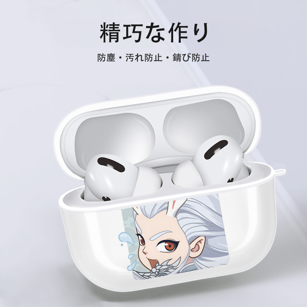 Ne Zha 2 ナタ 魔童の大暴れ 【AirPods Pro用】ハードシェル保護ケース 耐衝撃・防指紋・カラビナ付き商品仕様