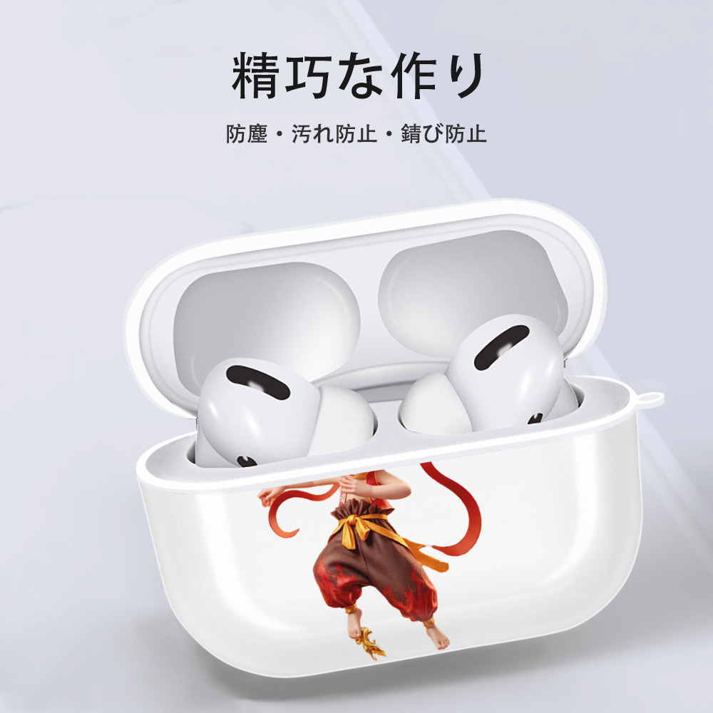Ne Zha 2 ナタ 魔童の大暴れ 【AirPods Pro用】ハードシェル保護ケース 耐衝撃・防指紋・カラビナ付き商品仕様