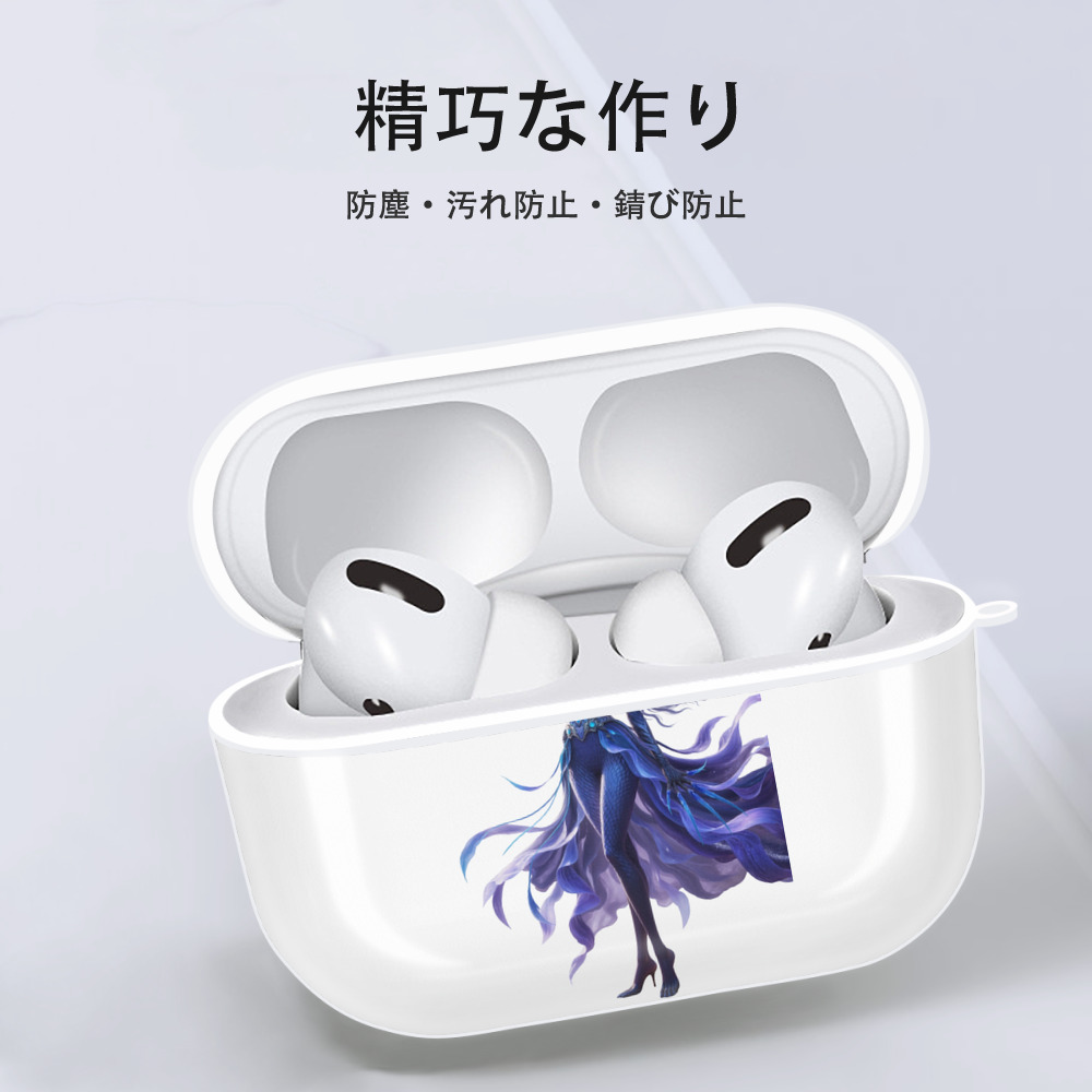 Ne Zha 2 ナタ 魔童の大暴れ 【AirPods Pro用】ハードシェル保護ケース 耐衝撃・防指紋・カラビナ付き商品仕様