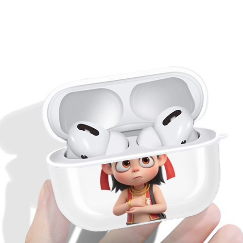Ne Zha 2 ナタ 魔童の大暴れ 【AirPods Pro用】ハードシェル保護ケース 耐衝撃・防指紋・カラビナ付き商品仕様