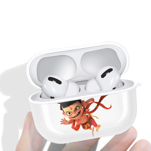 Ne Zha 2 ナタ 魔童の大暴れ 【AirPods Pro用】ハードシェル保護ケース 耐衝撃・防指紋・カラビナ付き商品仕様