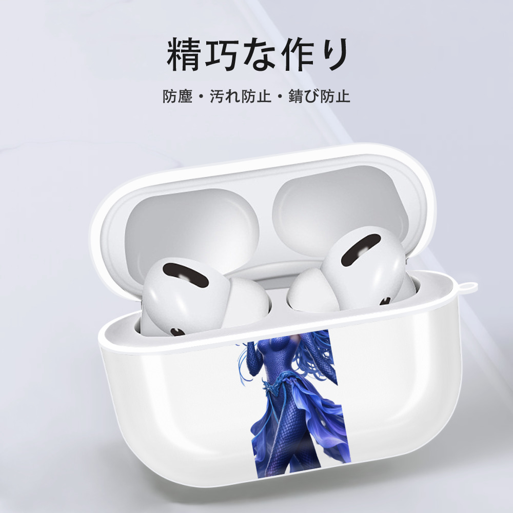 Ne Zha 2 ナタ 魔童の大暴れ 【AirPods Pro用】ハードシェル保護ケース 耐衝撃・防指紋・カラビナ付き商品仕様