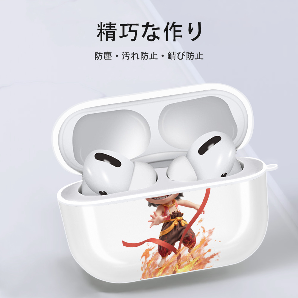 Ne Zha 2 ナタ 魔童の大暴れ 【AirPods Pro用】ハードシェル保護ケース 耐衝撃・防指紋・カラビナ付き商品仕様