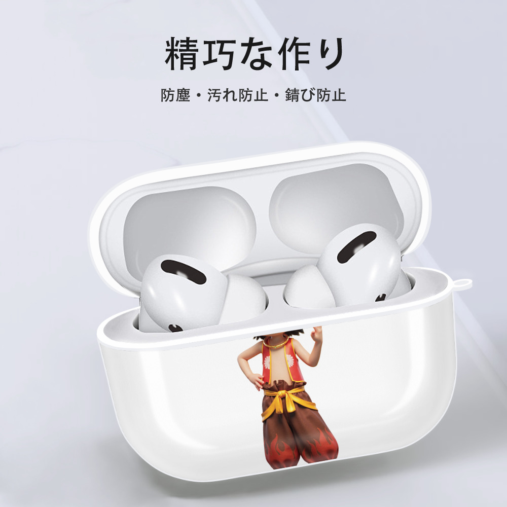 Ne Zha 2 ナタ 魔童の大暴れ 【AirPods Pro用】ハードシェル保護ケース 耐衝撃・防指紋・カラビナ付き商品仕様