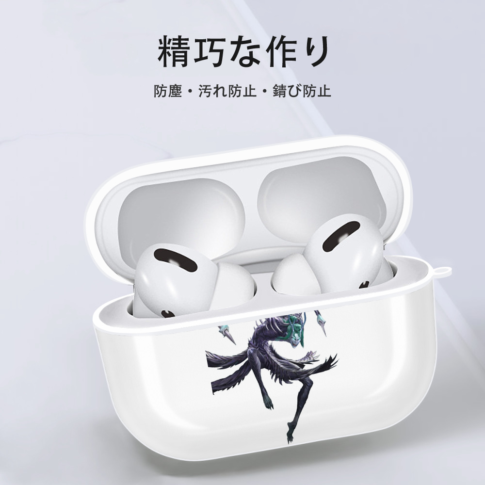 Ne Zha 2 ナタ 魔童の大暴れ 【AirPods Pro用】ハードシェル保護ケース 耐衝撃・防指紋・カラビナ付き商品仕様
