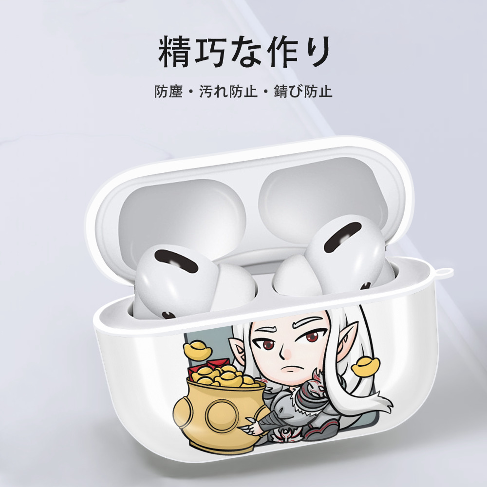 Ne Zha 2 ナタ 魔童の大暴れ 【AirPods Pro用】ハードシェル保護ケース 耐衝撃・防指紋・カラビナ付き商品仕様
