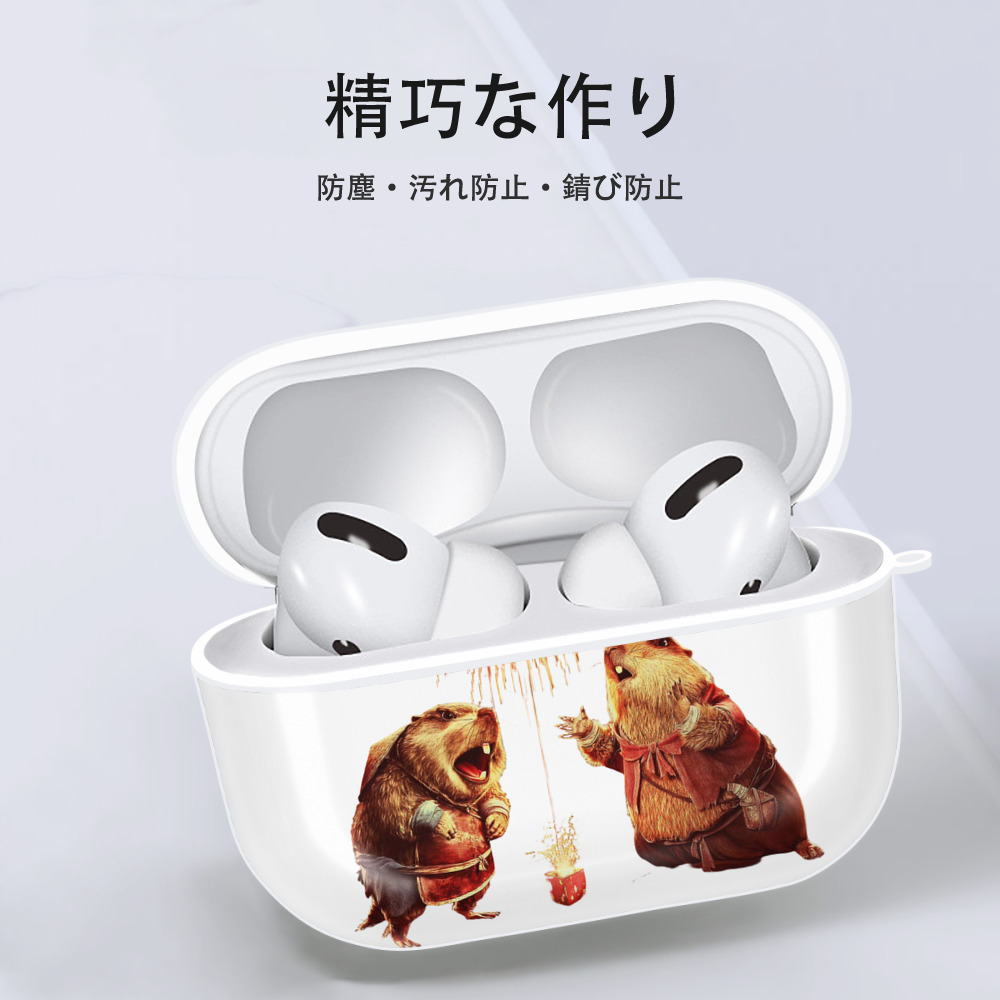Ne Zha 2 ナタ 魔童の大暴れ 【AirPods Pro用】ハードシェル保護ケース 耐衝撃・防指紋・カラビナ付き商品仕様