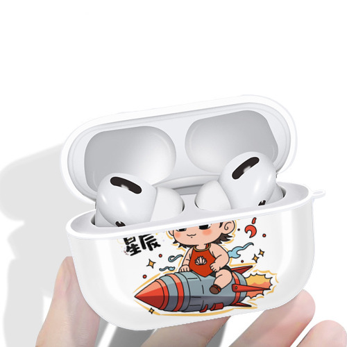 Ne Zha 2 ナタ 魔童の大暴れ 【AirPods Pro用】ハードシェル保護ケース 耐衝撃・防指紋・カラビナ付き商品仕様