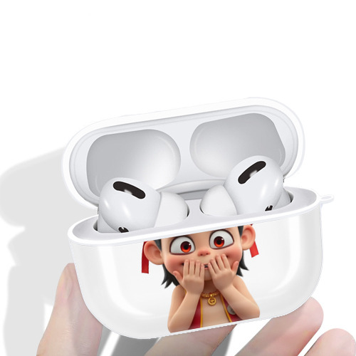 Ne Zha 2 ナタ 魔童の大暴れ 【AirPods Pro用】ハードシェル保護ケース 耐衝撃・防指紋・カラビナ付き商品仕様