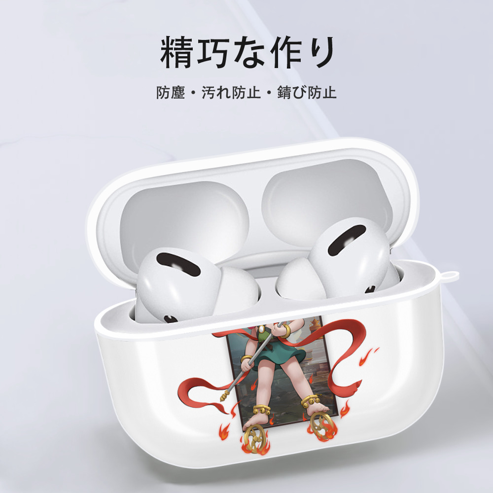 Ne Zha 2 ナタ 魔童の大暴れ 【AirPods Pro用】ハードシェル保護ケース 耐衝撃・防指紋・カラビナ付き商品仕様