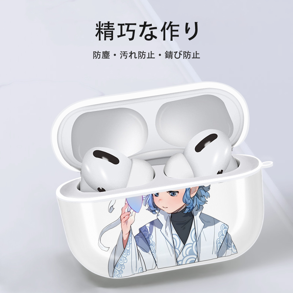 Ne Zha 2 ナタ 魔童の大暴れ 【AirPods Pro用】ハードシェル保護ケース 耐衝撃・防指紋・カラビナ付き商品仕様
