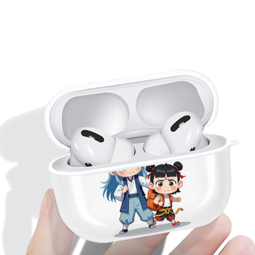 Ne Zha 2 ナタ 魔童の大暴れ 【AirPods Pro用】ハードシェル保護ケース 耐衝撃・防指紋・カラビナ付き商品仕様
