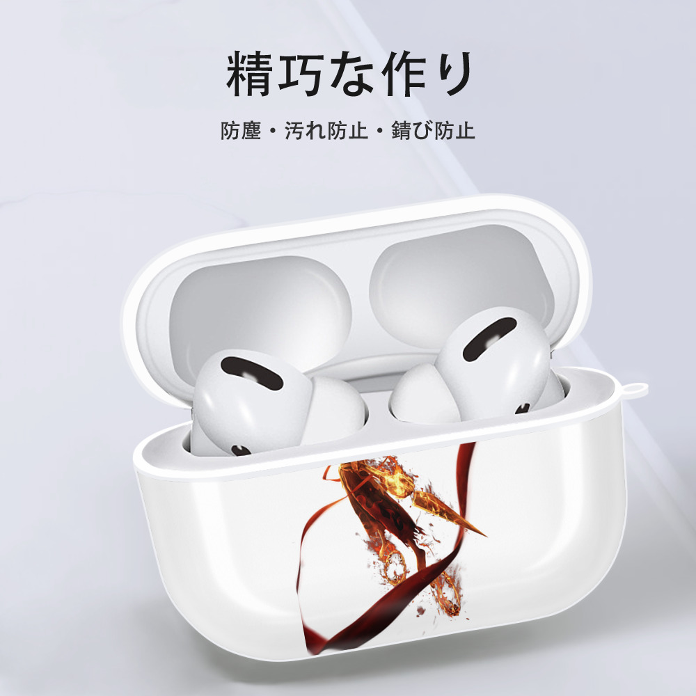 Ne Zha 2 ナタ 魔童の大暴れ 【AirPods Pro用】ハードシェル保護ケース 耐衝撃・防指紋・カラビナ付き商品仕様