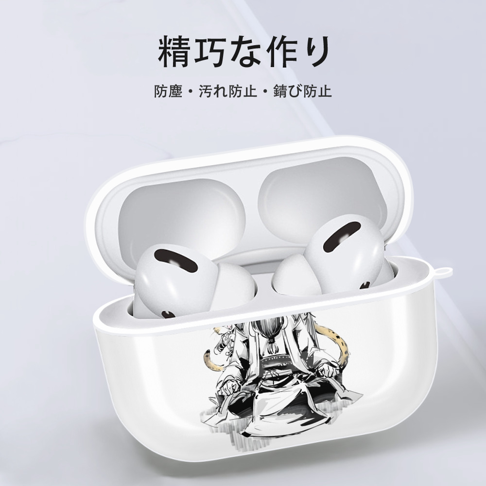 Ne Zha 2 ナタ 魔童の大暴れ 【AirPods Pro用】ハードシェル保護ケース 耐衝撃・防指紋・カラビナ付き商品仕様