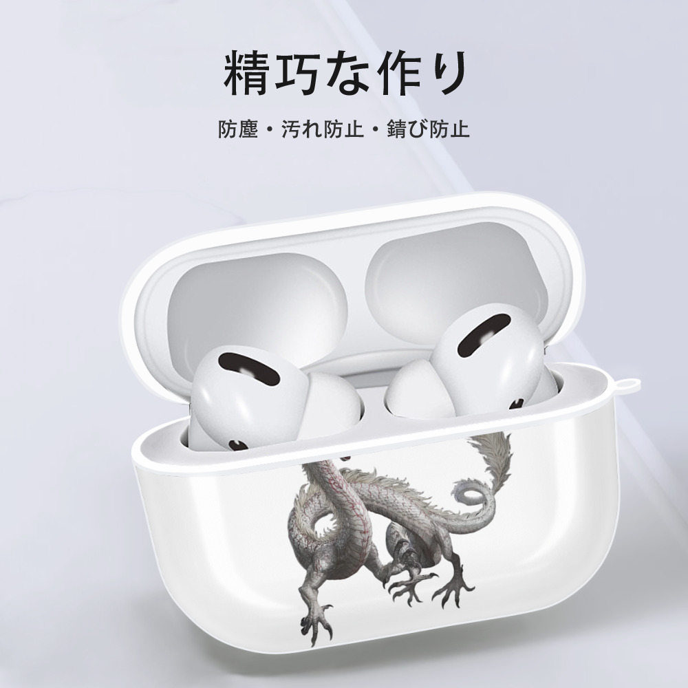 Ne Zha 2 ナタ 魔童の大暴れ 【AirPods Pro用】ハードシェル保護ケース 耐衝撃・防指紋・カラビナ付き商品仕様