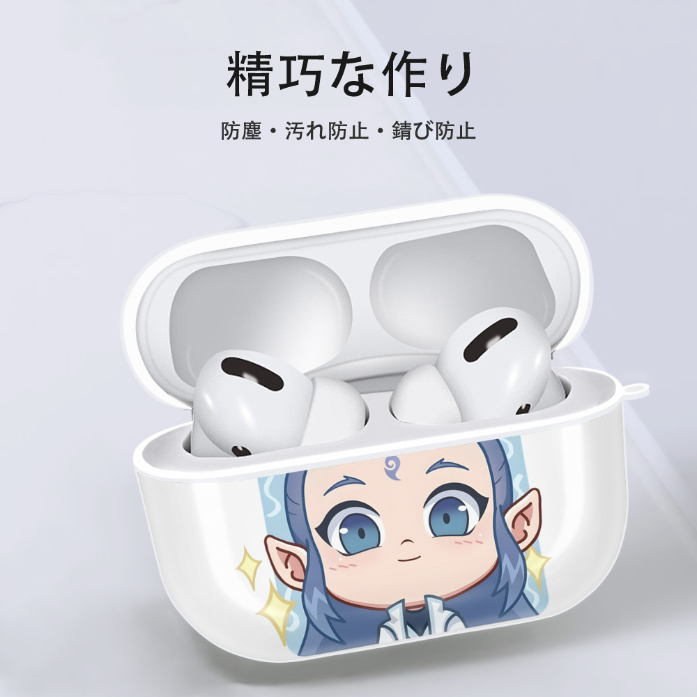 Ne Zha 2 ナタ 魔童の大暴れ 【AirPods Pro用】ハードシェル保護ケース 耐衝撃・防指紋・カラビナ付き商品仕様