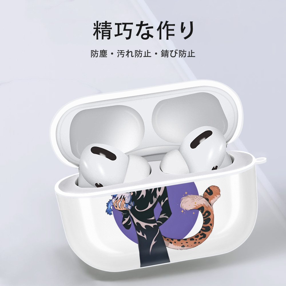 Ne Zha 2 ナタ 魔童の大暴れ 【AirPods Pro用】ハードシェル保護ケース 耐衝撃・防指紋・カラビナ付き商品仕様