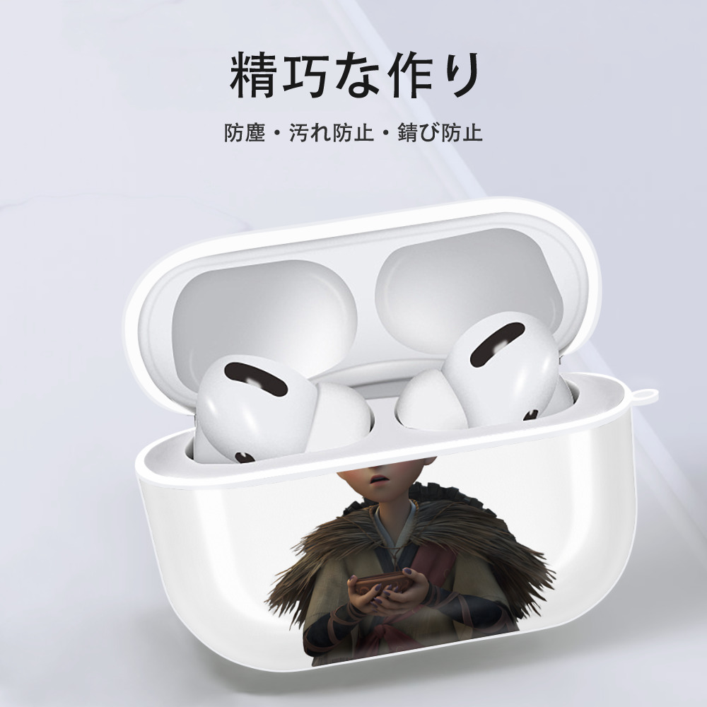 Ne Zha 2 ナタ 魔童の大暴れ 【AirPods Pro用】ハードシェル保護ケース 耐衝撃・防指紋・カラビナ付き商品仕様