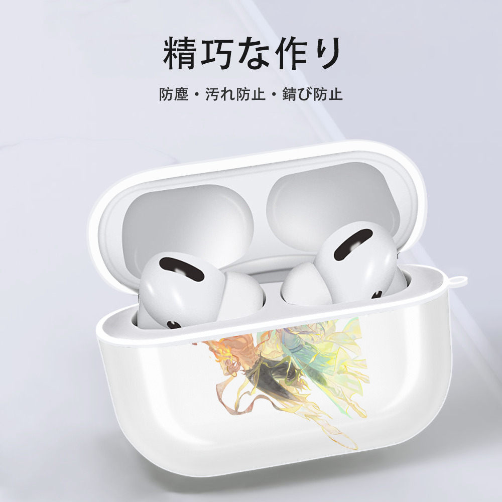 Ne Zha 2 ナタ 魔童の大暴れ 【AirPods Pro用】ハードシェル保護ケース 耐衝撃・防指紋・カラビナ付き商品仕様