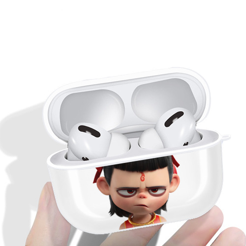 Ne Zha 2 ナタ 魔童の大暴れ 【AirPods Pro用】ハードシェル保護ケース 耐衝撃・防指紋・カラビナ付き商品仕様