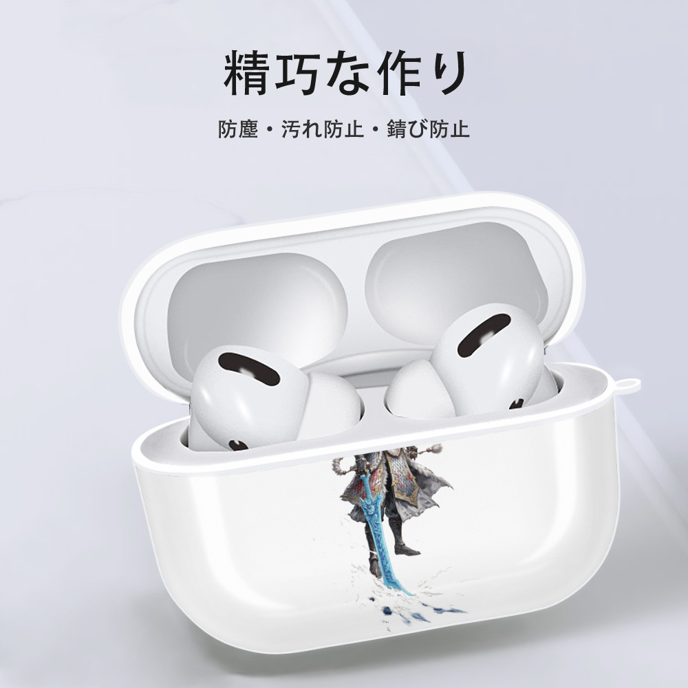 Ne Zha 2 ナタ 魔童の大暴れ 【AirPods Pro用】ハードシェル保護ケース 耐衝撃・防指紋・カラビナ付き商品仕様