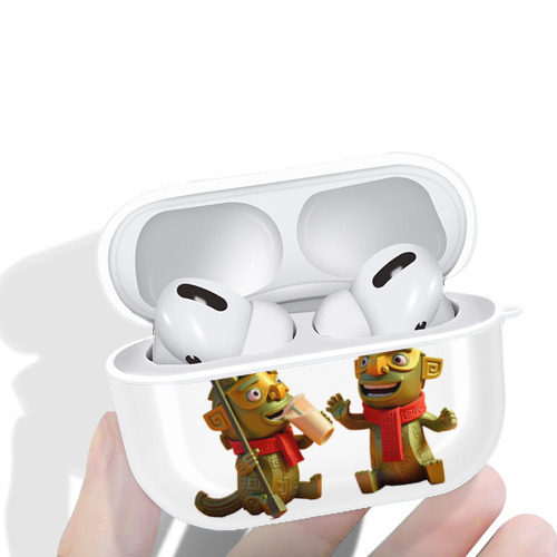 Ne Zha 2 ナタ 魔童の大暴れ 【AirPods Pro用】ハードシェル保護ケース 耐衝撃・防指紋・カラビナ付き商品仕様