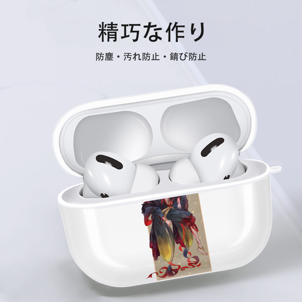 Ne Zha 2 ナタ 魔童の大暴れ 【AirPods Pro用】ハードシェル保護ケース 耐衝撃・防指紋・カラビナ付き商品仕様